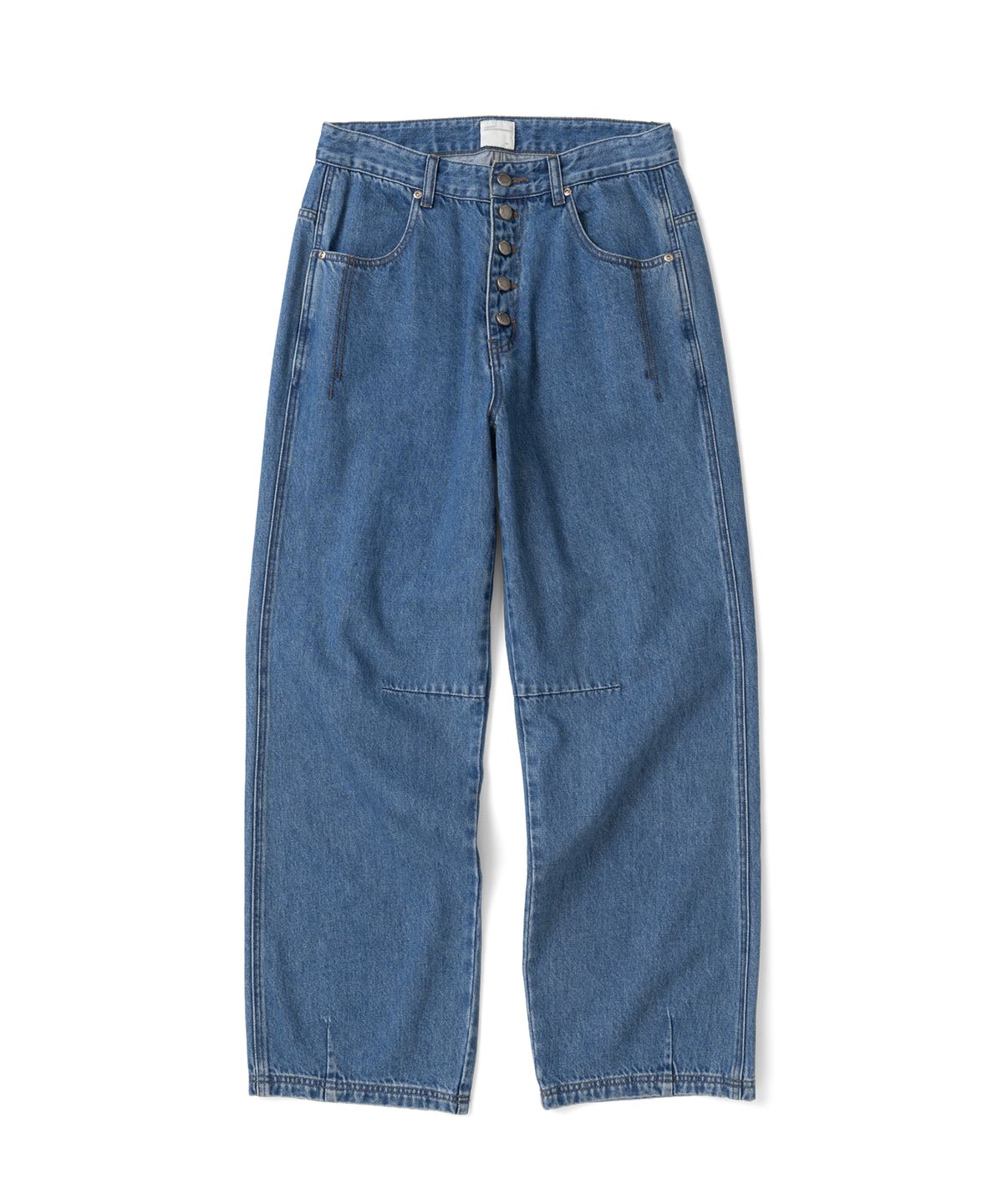 더콜디스트모먼트(THE COLDEST MOMENT) TCM starfish pocket button denim pants (blue)