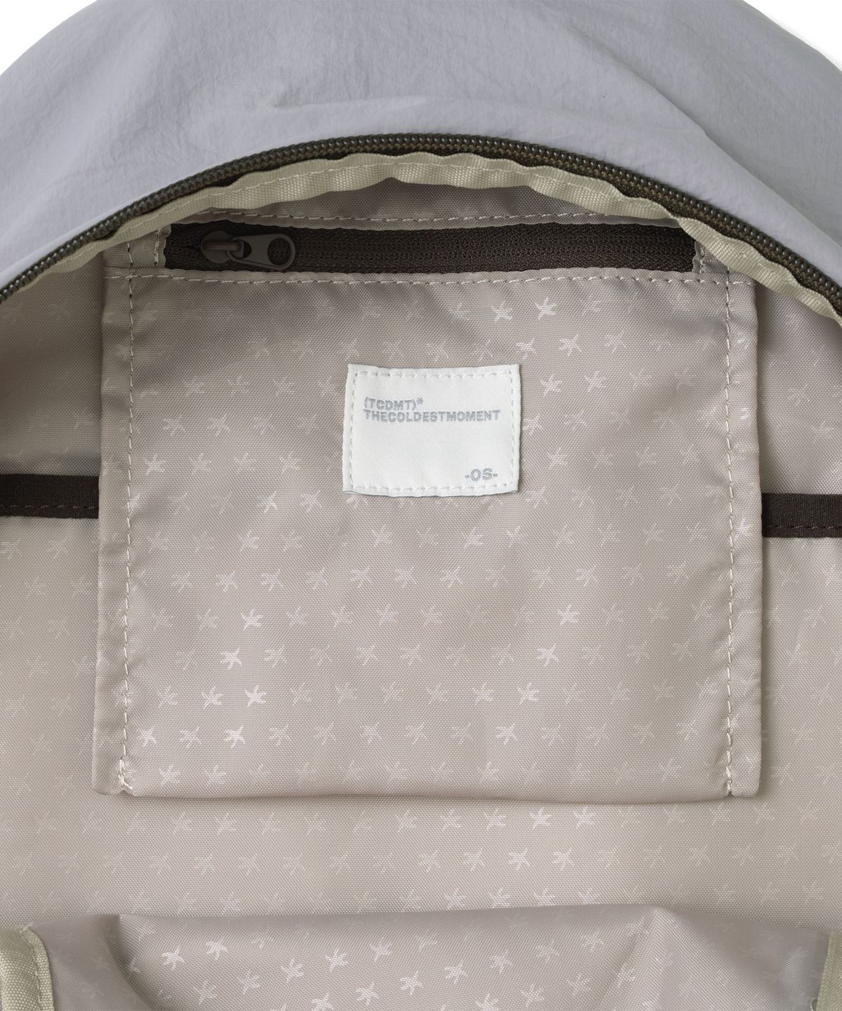 더콜디스트모먼트(THE COLDEST MOMENT) TCM cocoon nylon backpack (purple grey)