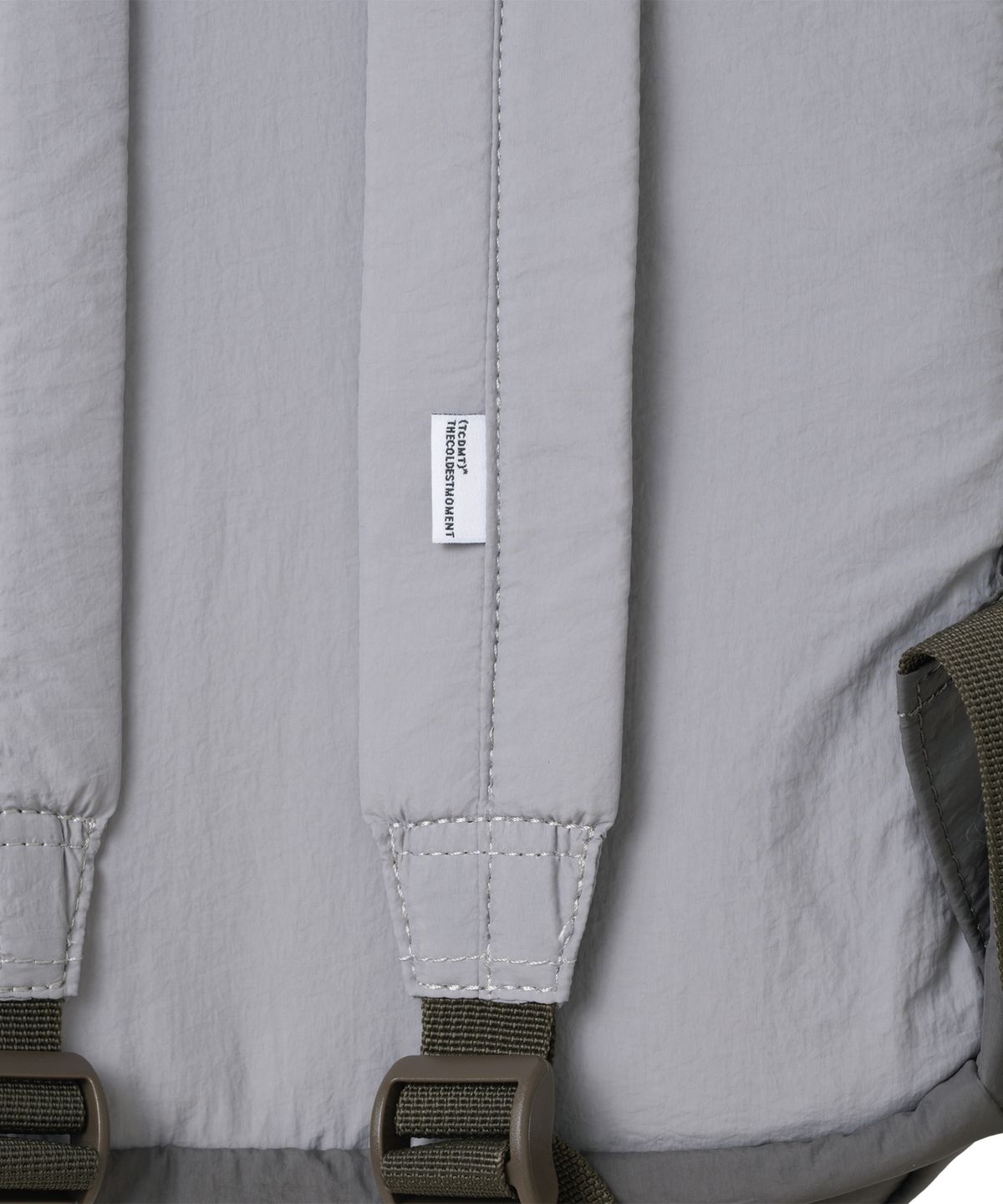더콜디스트모먼트(THE COLDEST MOMENT) TCM cocoon nylon backpack (purple grey)