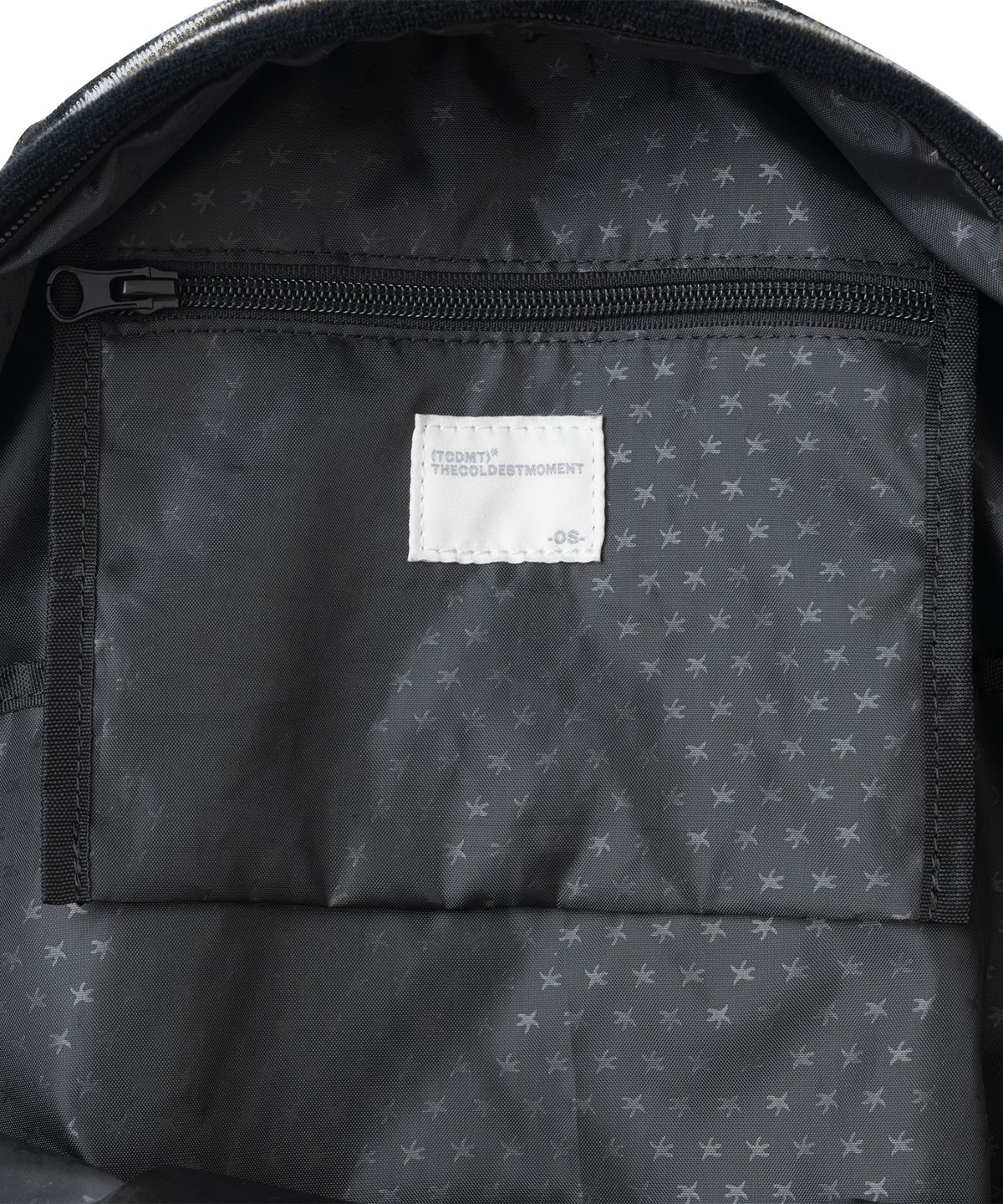 더콜디스트모먼트(THE COLDEST MOMENT) TCM terry multi stripe backpack (black)