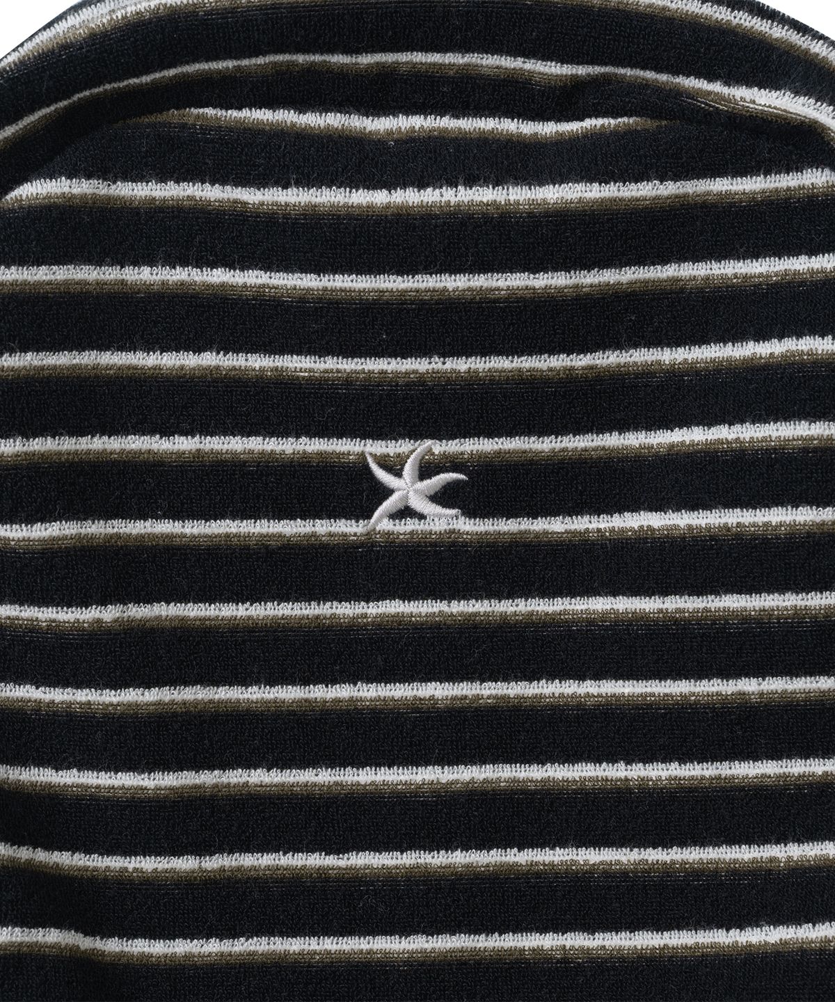 더콜디스트모먼트(THE COLDEST MOMENT) TCM terry multi stripe backpack (black)