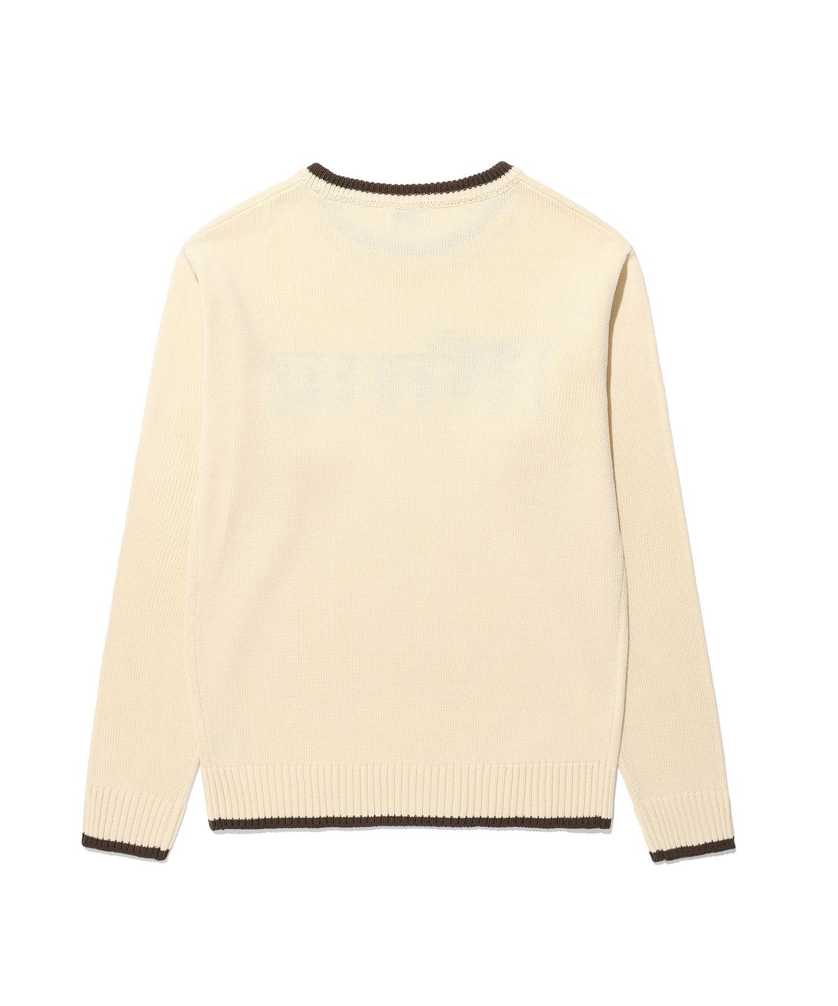 킴스 프레시 코튼 마켓(KIMS FRESH COTTON MARKET) (Unisex) Kims Bam Logo Sweater Ivory
