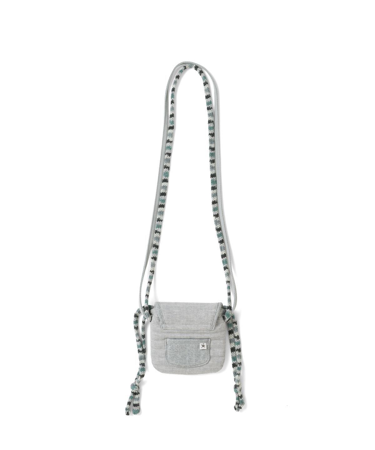 더콜디스트모먼트(THE COLDEST MOMENT) TCM knit quilted mini bag (grey)