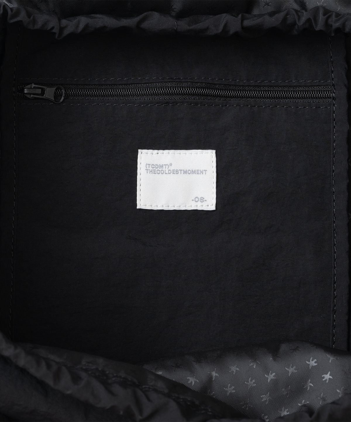 더콜디스트모먼트(THECOLDESTMOMENT) TCM nylon flap strap backpack (black)