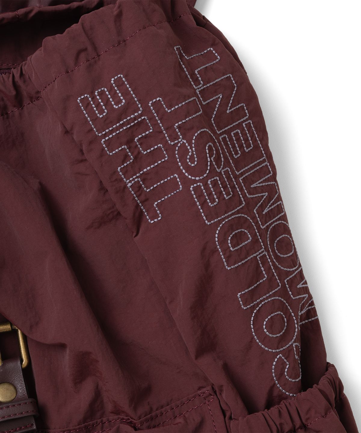 더콜디스트모먼트(THECOLDESTMOMENT) TCM nylon flap strap backpack (burgundy)