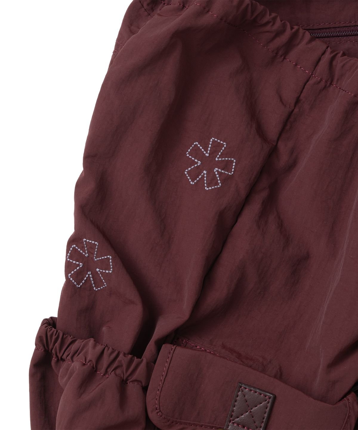 더콜디스트모먼트(THECOLDESTMOMENT) TCM nylon flap strap backpack (burgundy)