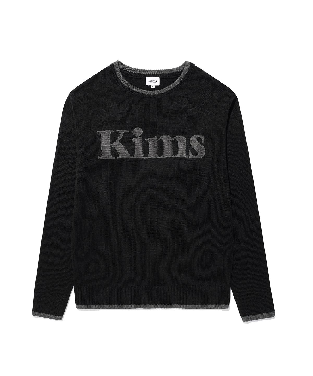 킴스 프레시 코튼 마켓(KIMS FRESH COTTON MARKET) (Unisex) Kims Bam Logo Sweater Black