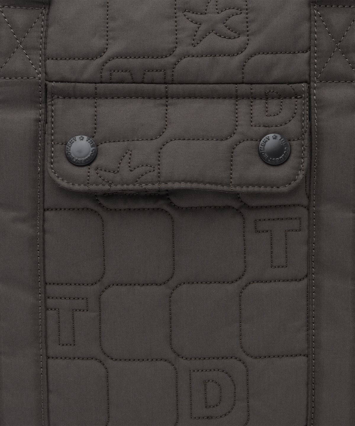 더콜디스트모먼트(THE COLDEST MOMENT) TCM tcdmt quilting shoulder bag (charcoal)