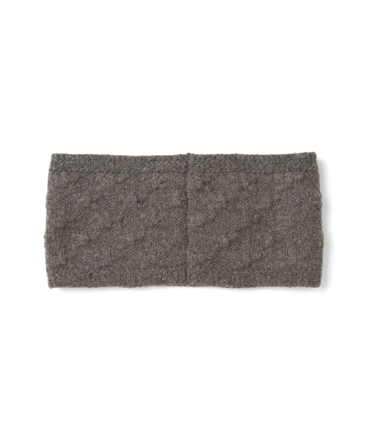 더콜디스트모먼트(THE COLDEST MOMENT) TCM cross knit head band (brown)