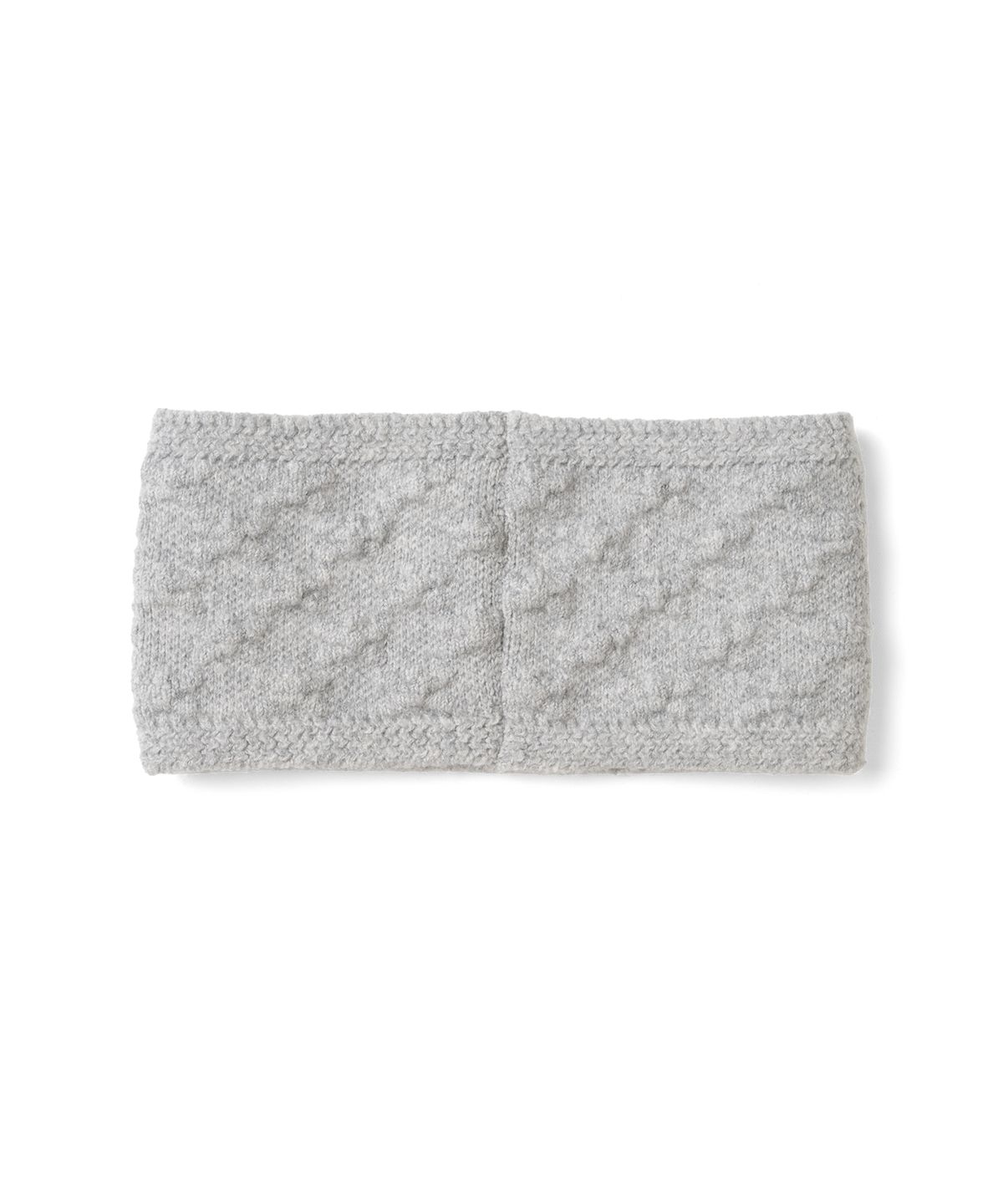 더콜디스트모먼트(THE COLDEST MOMENT) TCM cross knit head band (grey)