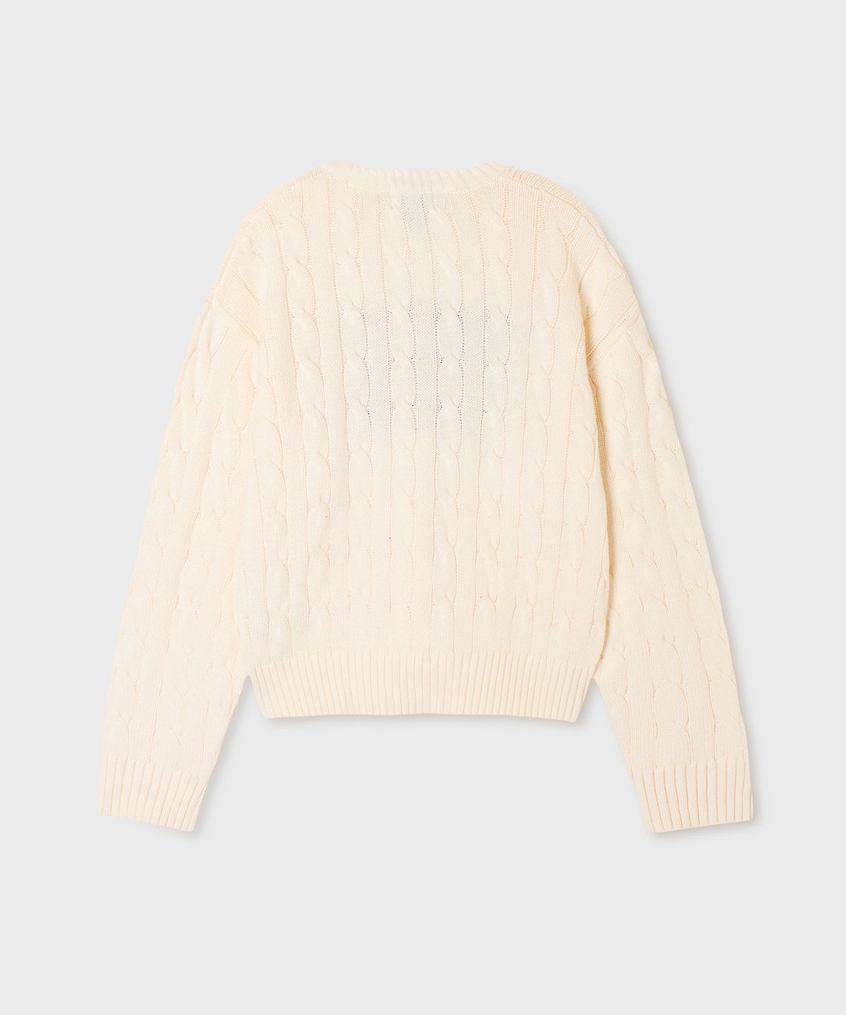 후아유(WHO.A.U) USA American Flag Cable Pullover(F) / WHKAG4925F