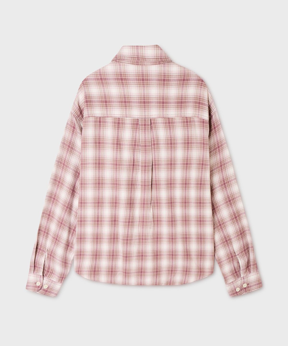 후아유(WHO.A.U) Flannel Loose-Fit Check Shirts(F) / WHYCG4T41F