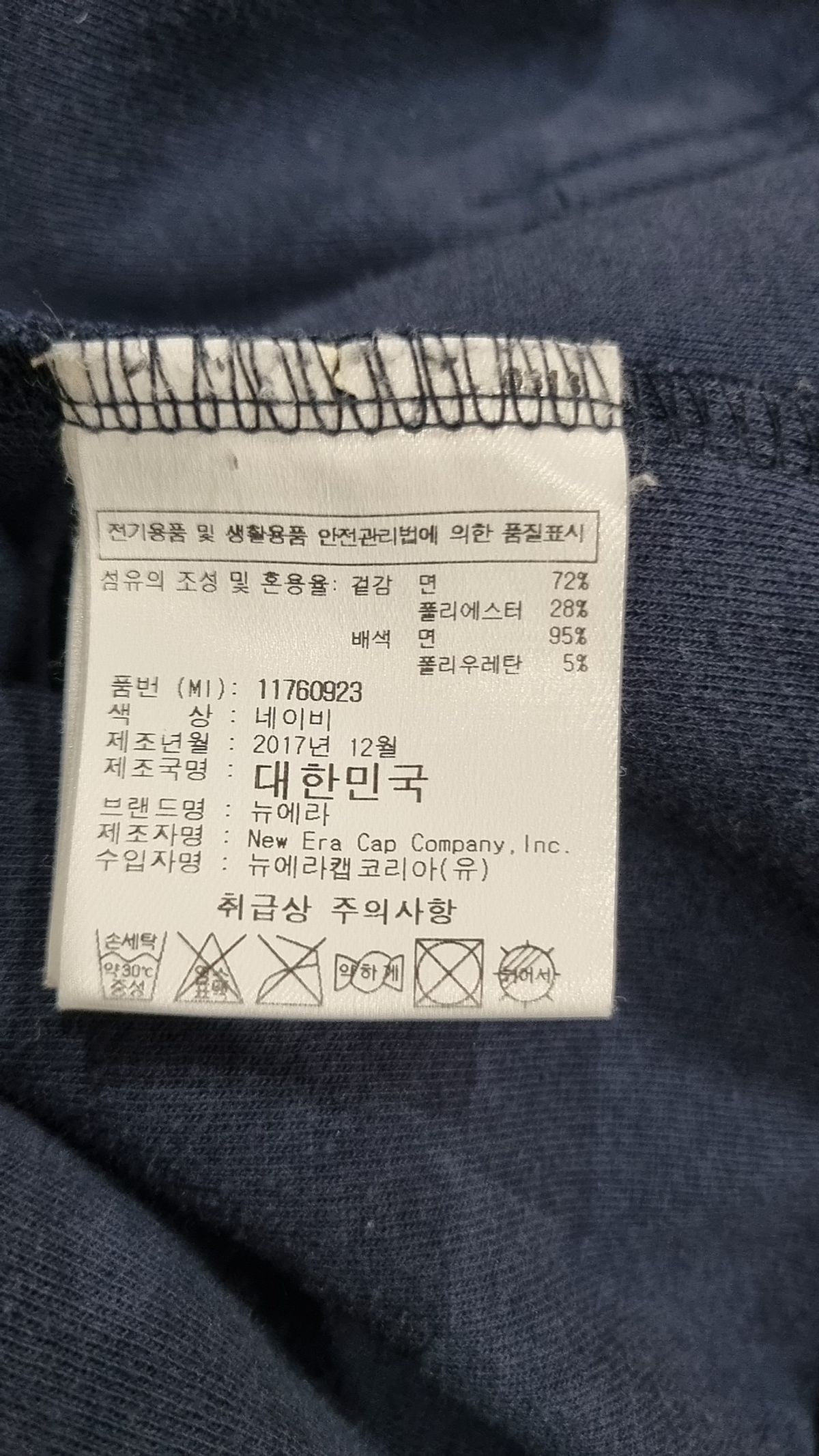 뉴에라(NEW ERA) 후드 집업 95