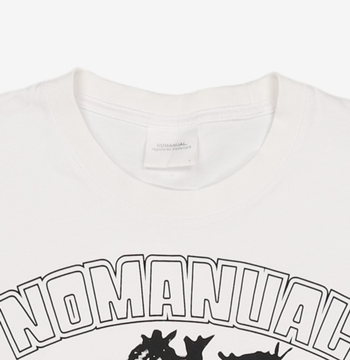노매뉴얼(NOMANUAL) S.P T-SHIRT - WHITE 95