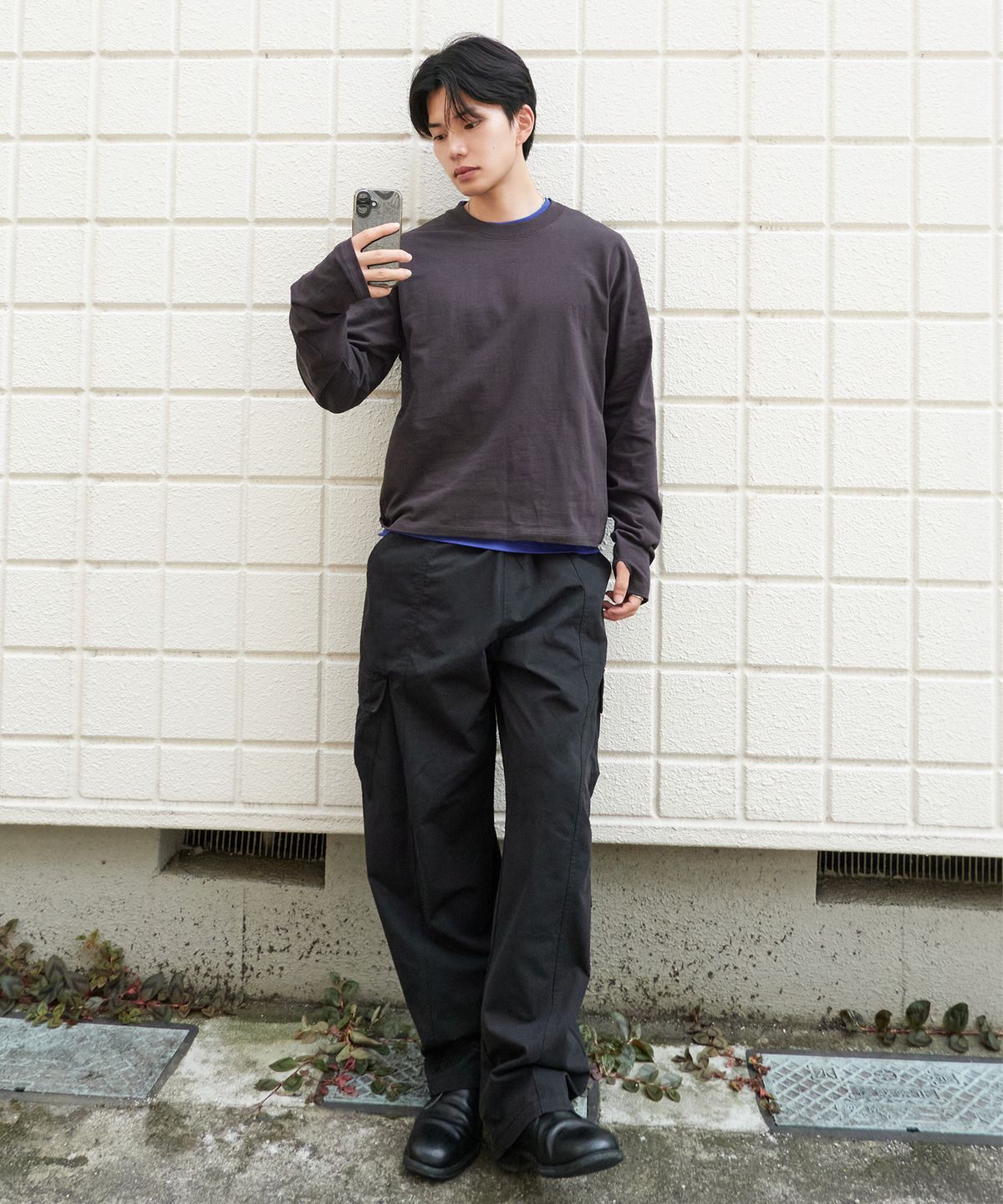제로(XERO) 오버 커브드 멀티 카고 팬츠 [블랙]