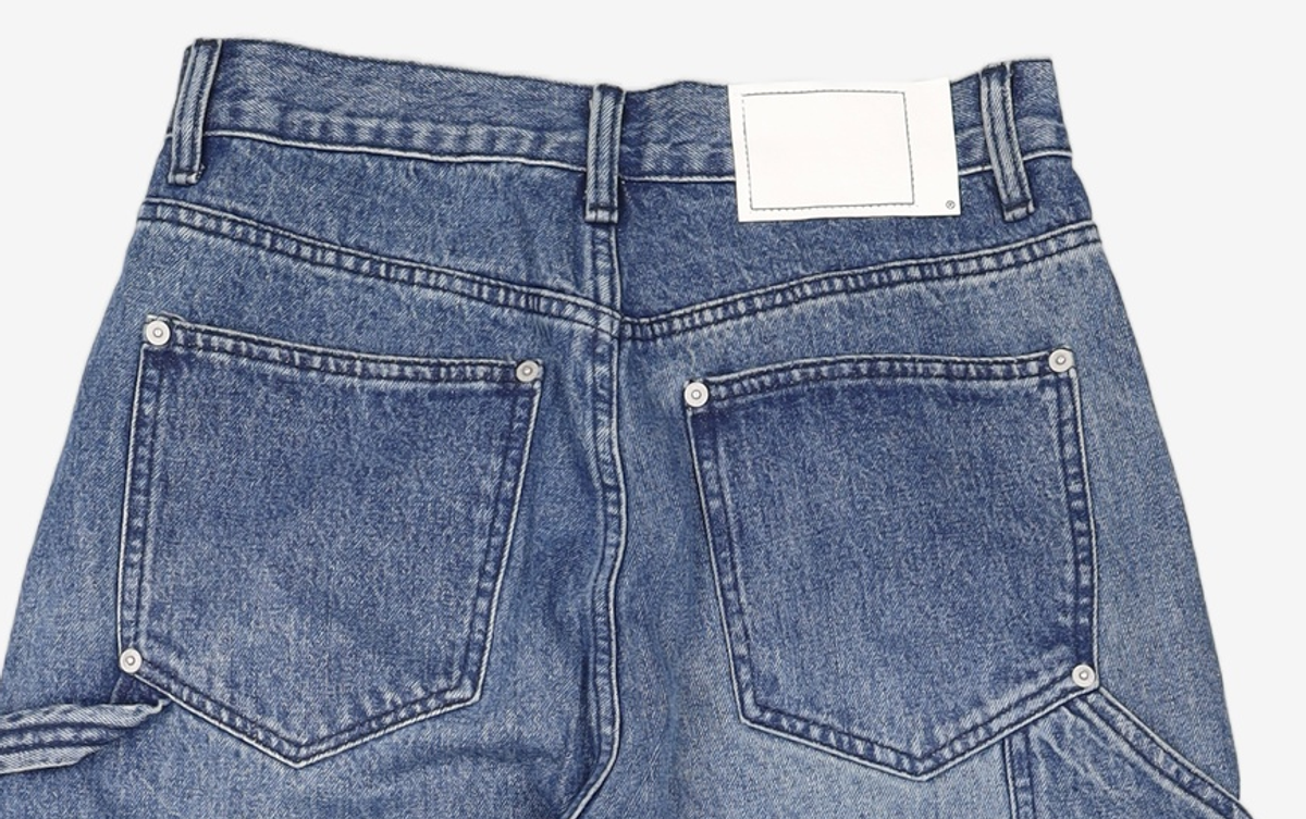 디스이즈네버댓(THISISNEVERTHAT) Denim Double Knee Pant Blue S