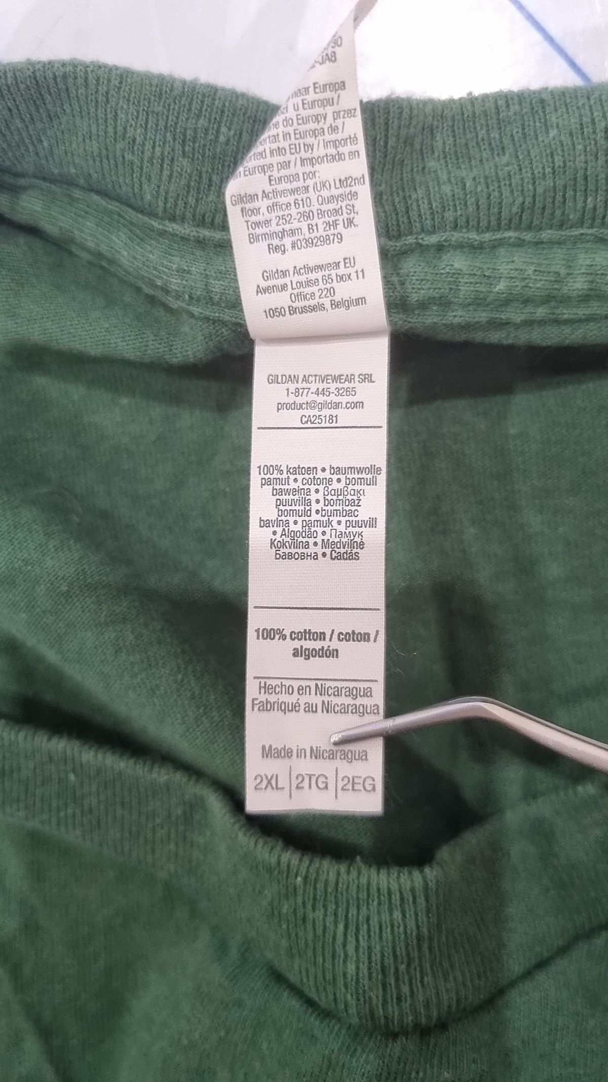아메리칸 어패럴(AMERICAN APPAREL) 반소매 티셔츠 XXL