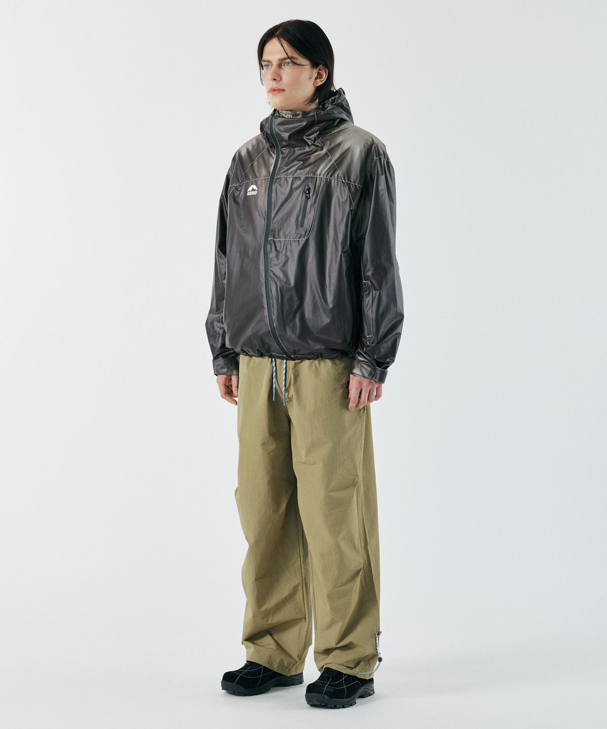 산로(SANRO) [UNISEX] 사이드 스트링 팬츠 - 베이지