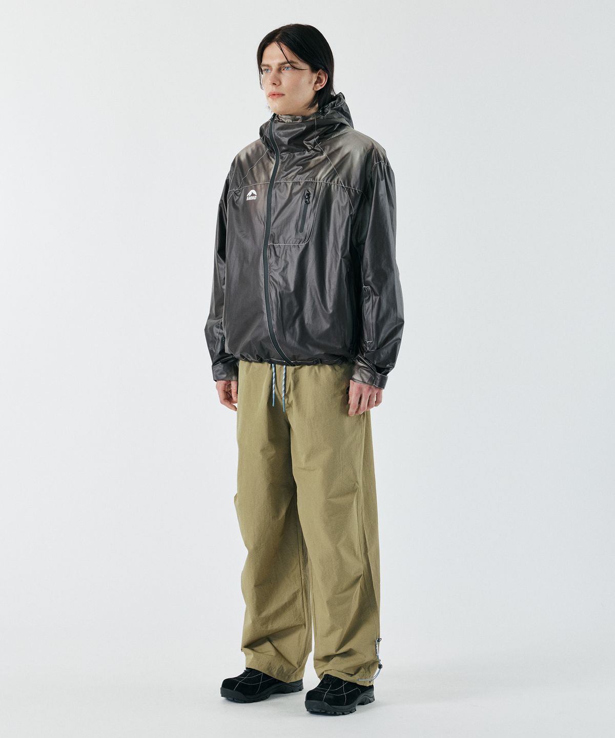 산로(SANRO) [UNISEX] 사이드 스트링 팬츠 - 베이지