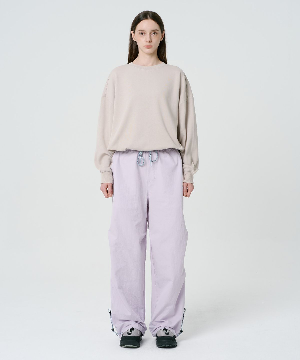 산로(SANRO) [UNISEX] 사이드 스트링 팬츠 - 라벤더