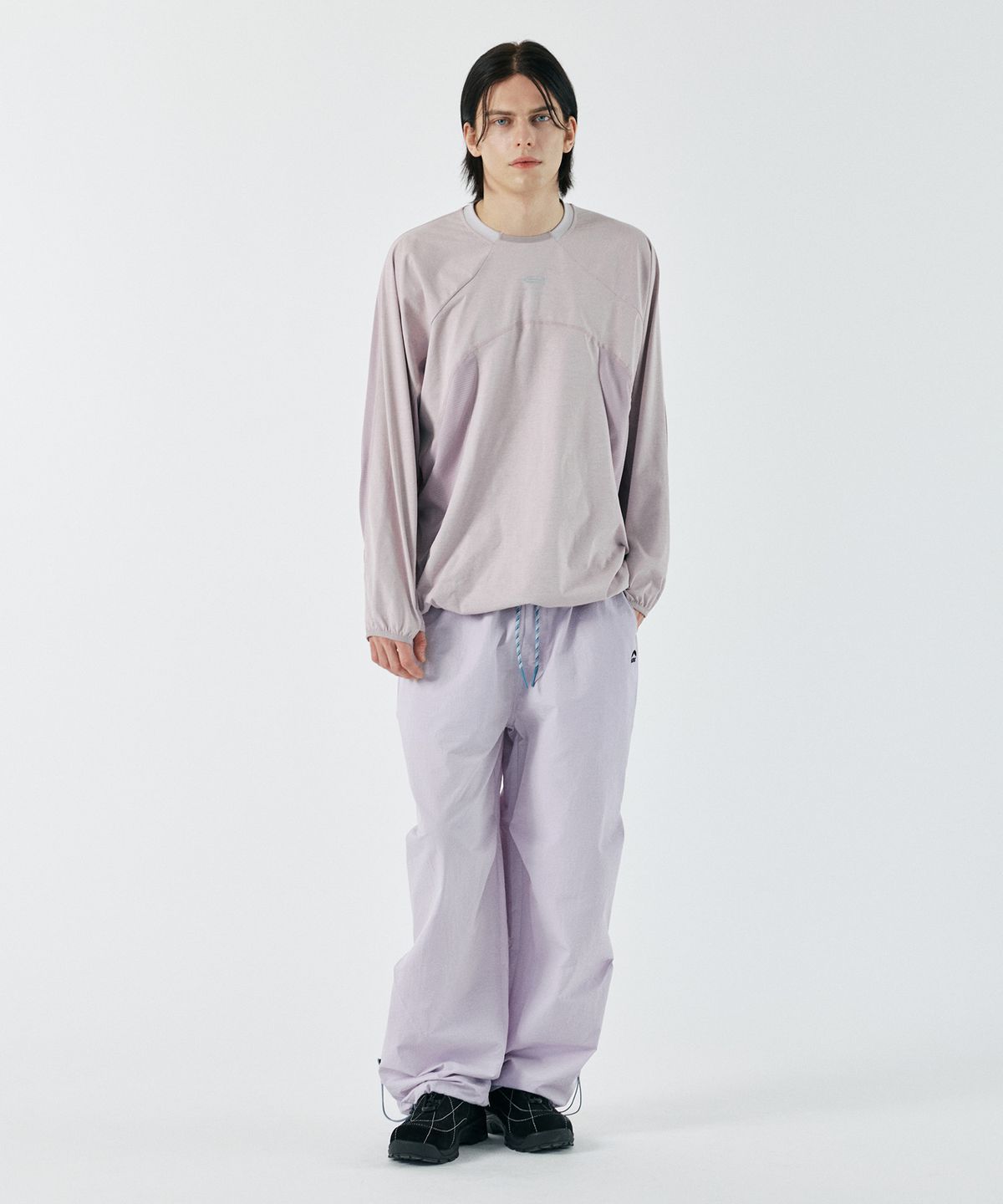 산로(SANRO) [UNISEX] 사이드 스트링 팬츠 - 라벤더