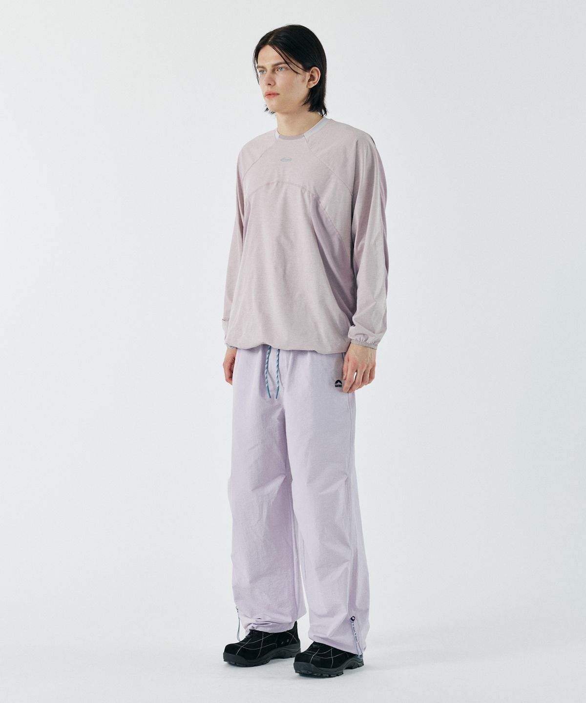 산로(SANRO) [UNISEX] 사이드 스트링 팬츠 - 라벤더