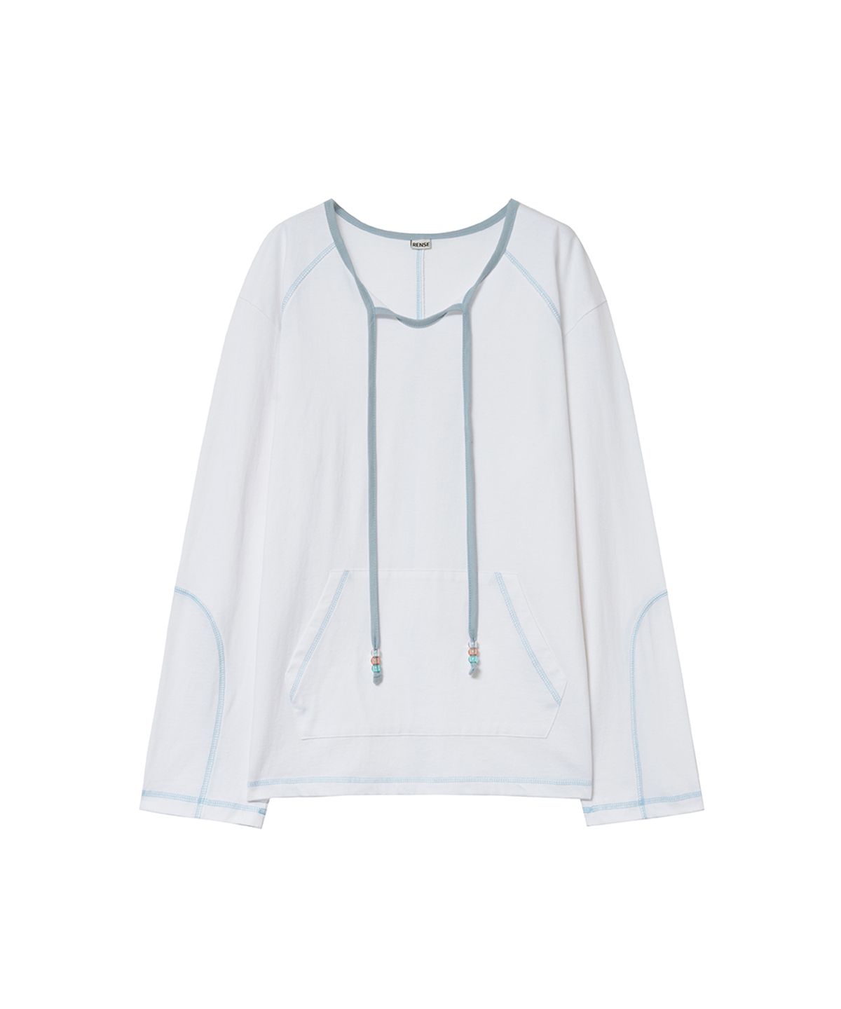 렌세(RENSE) Beads String Long Sleeve White