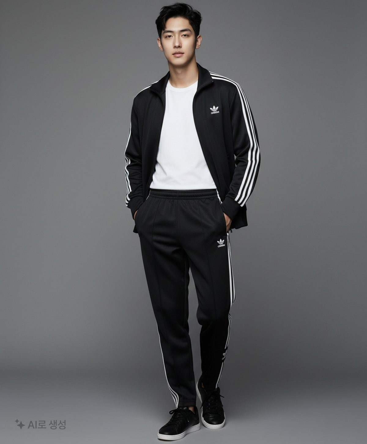 아디다스(ADIDAS) 락업 트랙팬츠 - 블랙 / ED7542 S