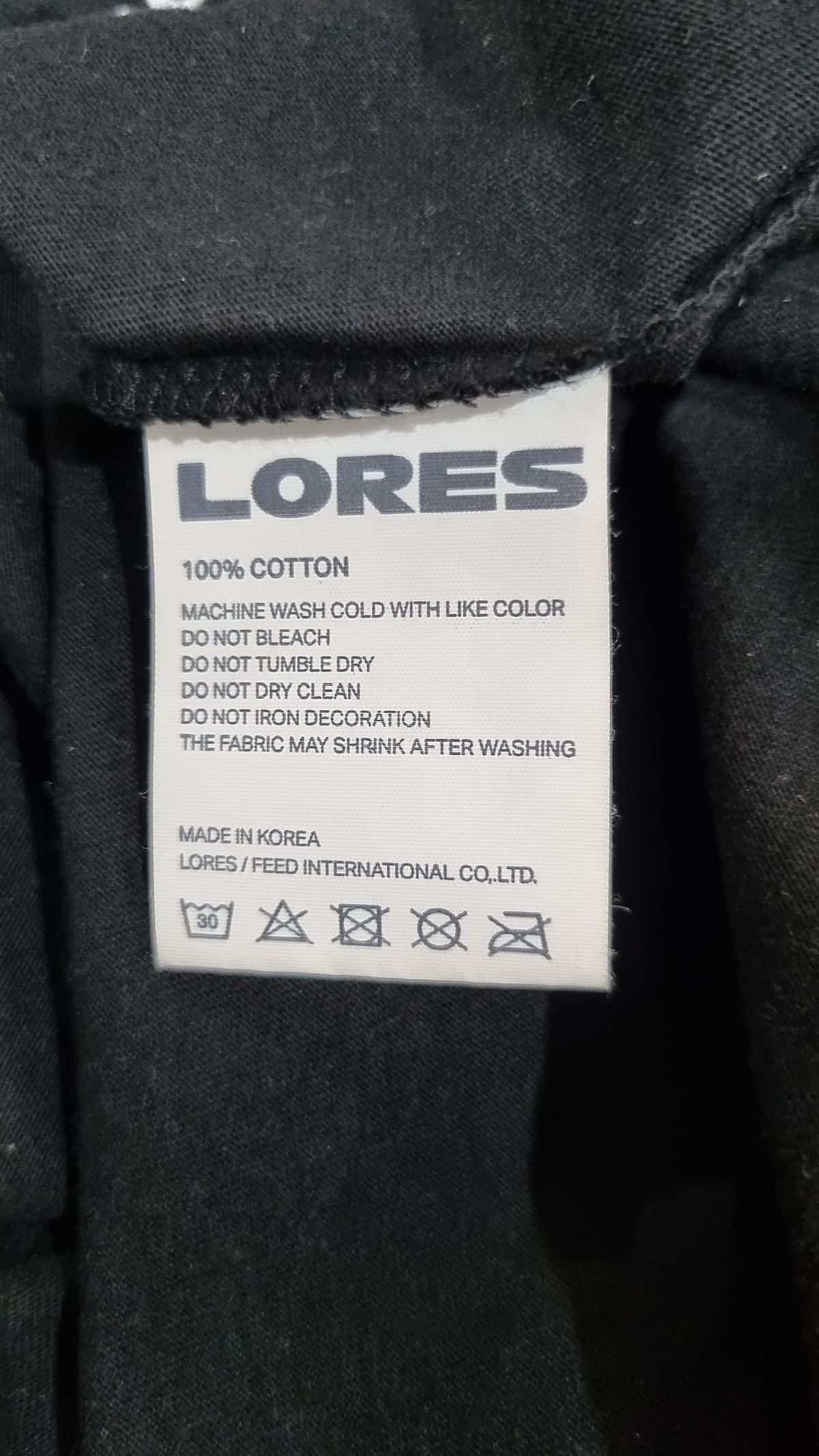 로어즈(LORES) 반소매 티셔츠 S