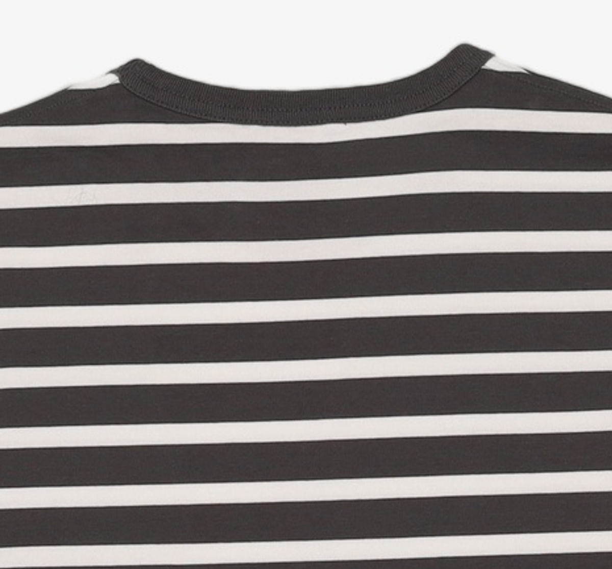 네이더스(NEITHERS) BASIC STRIPE S/S T-SHIRT (CHARCOAL STRIPE) 4