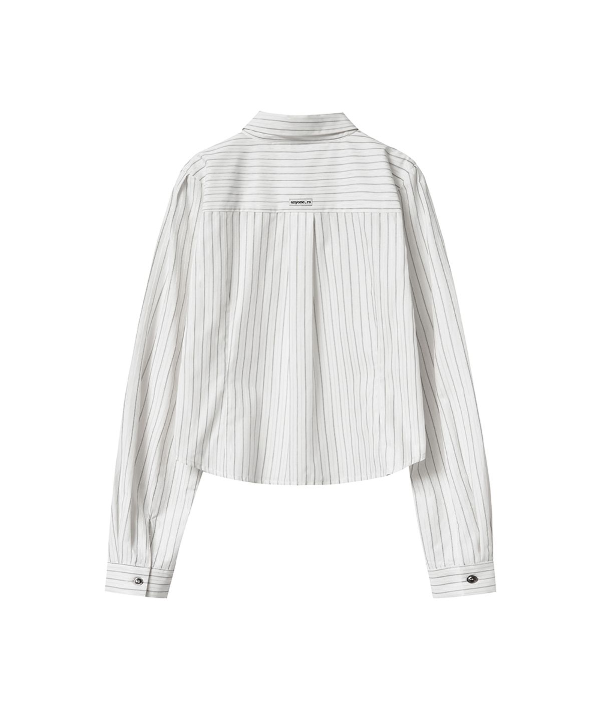 렌세(RENSE) Stripe Slim Shirt White