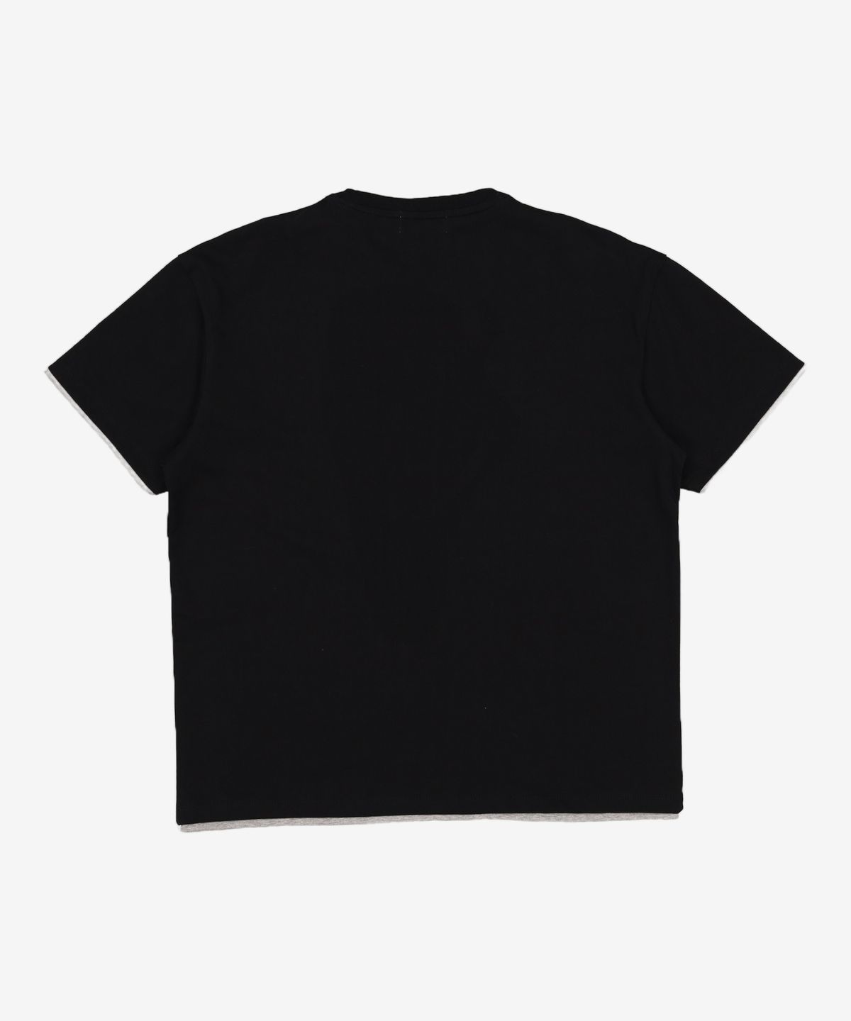 티엔지티(TNGT) Layered Roll-Up Cropped T-Shirt (Black) TNTS6E217BK 105