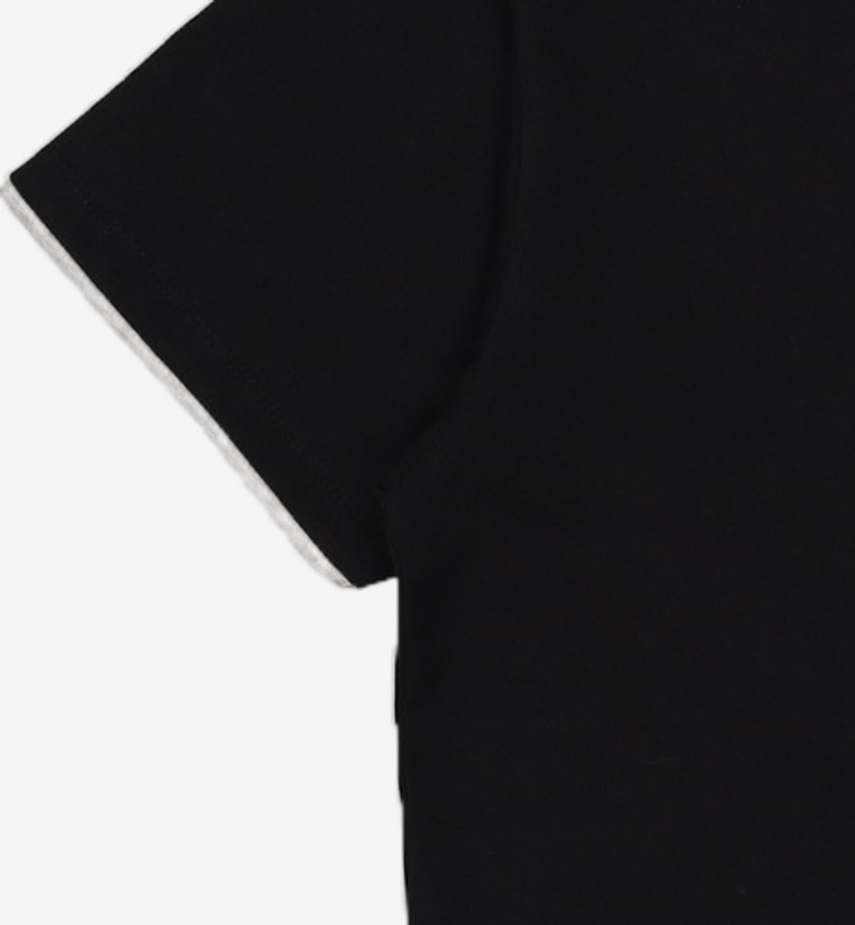 티엔지티(TNGT) Layered Roll-Up Cropped T-Shirt (Black) TNTS6E217BK 105