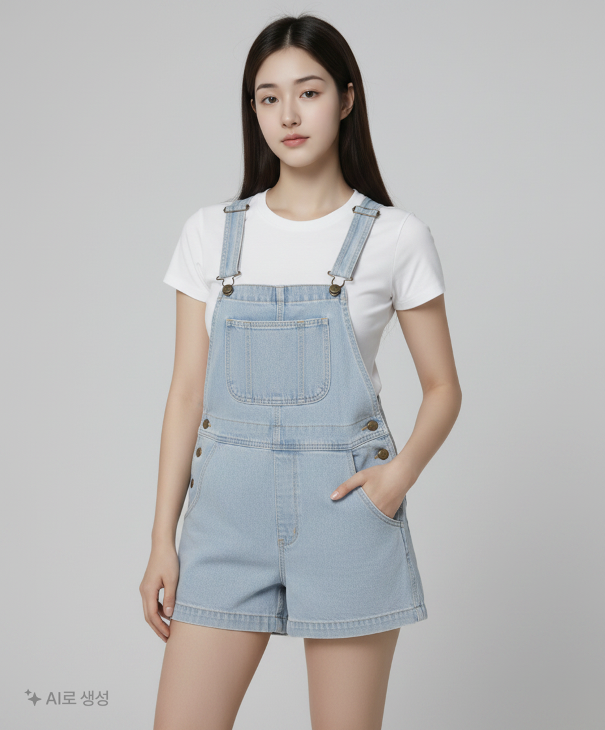 아메리칸 어패럴(AMERICAN APPAREL) 오버올 XS