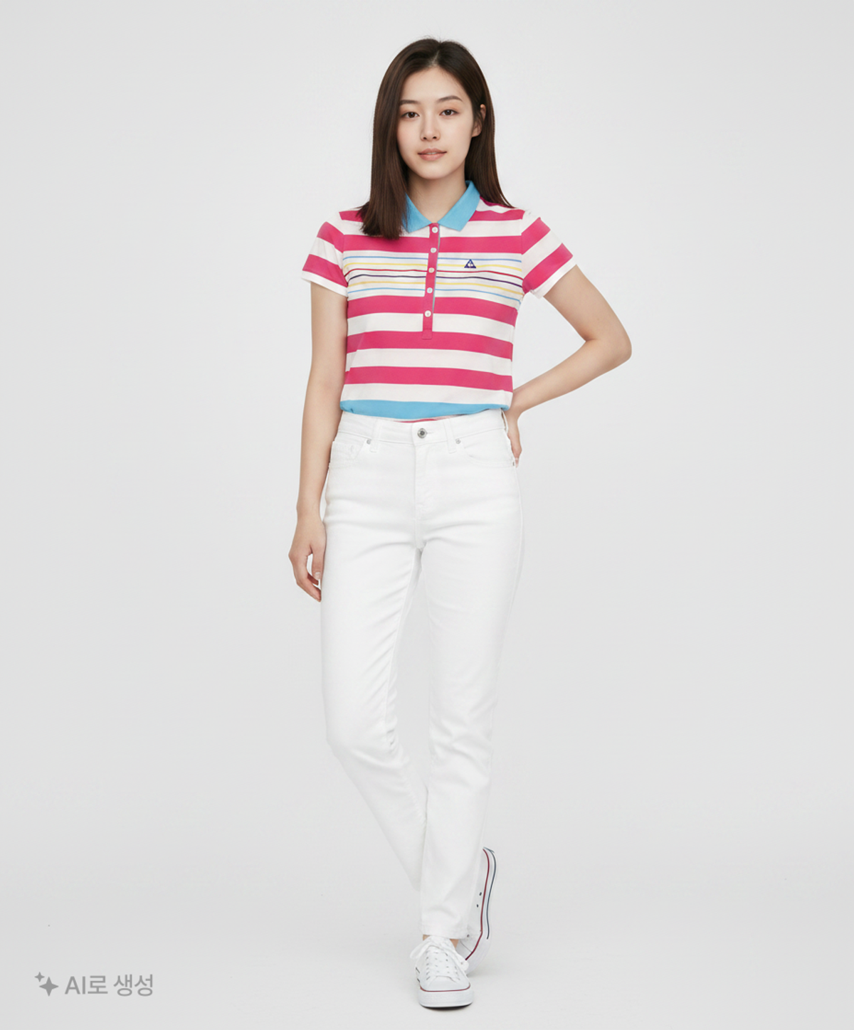르꼬끄 스포르티브(LE COQ SPORTIF) 피케/카라 티셔츠 85