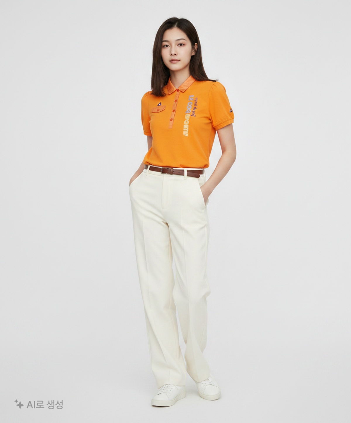 르꼬끄 스포르티브(LE COQ SPORTIF) 피케/카라 티셔츠 S