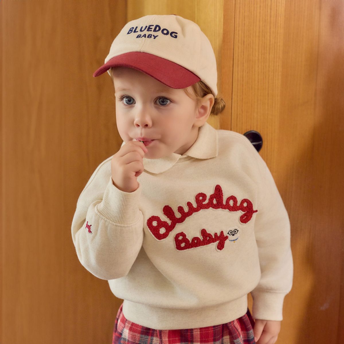블루독 베이비(BLUEDOGBABY) 클래식 카라맨투맨B (46A19-334-04)