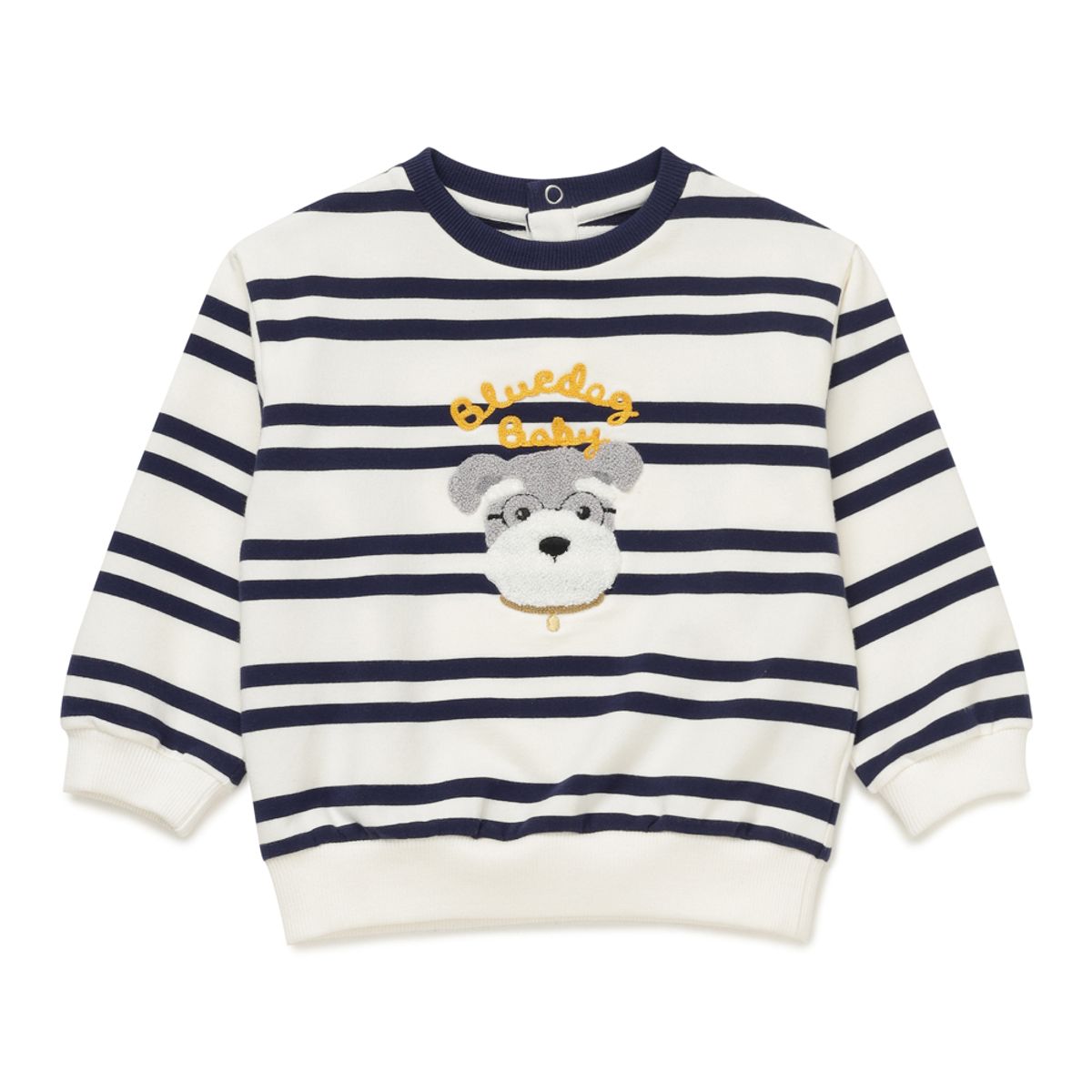 블루독 베이비(BLUEDOGBABY) 도기스트라이프맨투맨 (46A19-334-06)