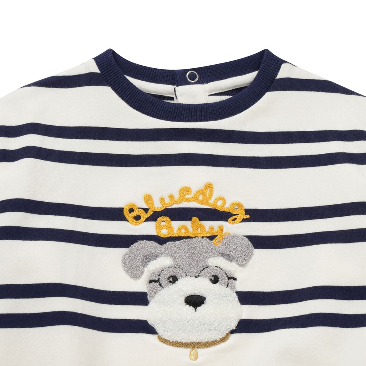 블루독 베이비(BLUEDOGBABY) 도기스트라이프맨투맨 (46A19-334-06)