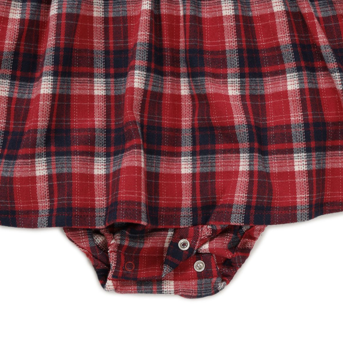 블루독 베이비(BLUEDOGBABY) 메리 체크 바디수트 (46A13-604-04)