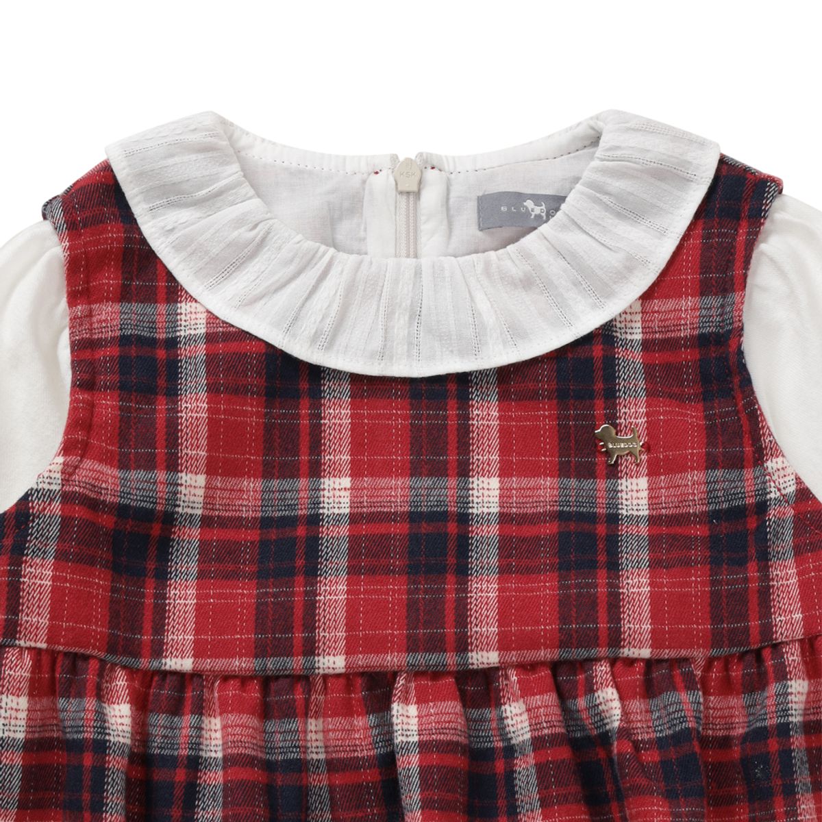 블루독 베이비(BLUEDOGBABY) 메리 체크드레스 (46A19-400-02)