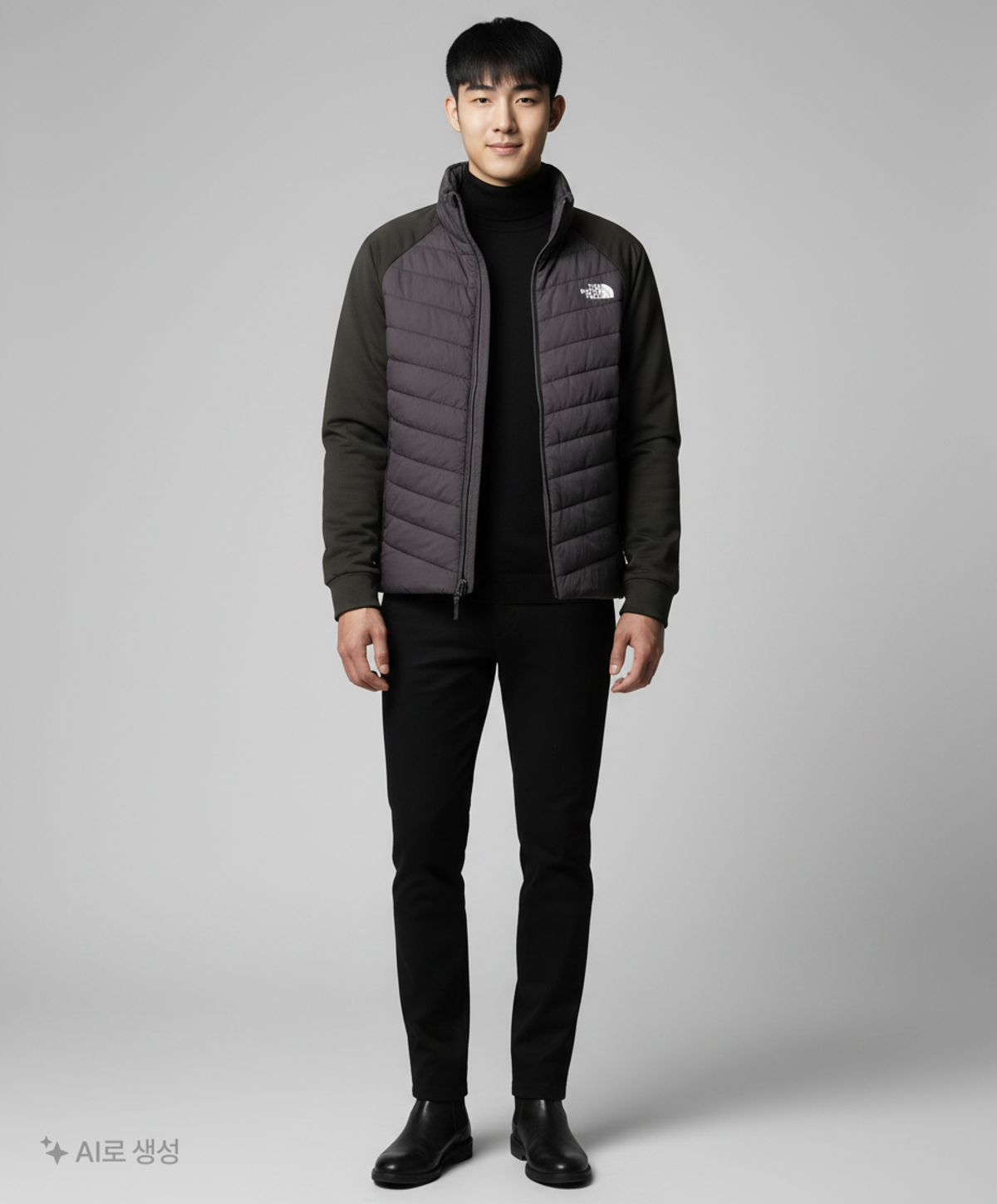 노스페이스(THE NORTH FACE) NJ3NP65A 남성 하이브리드 패딩 자켓 100