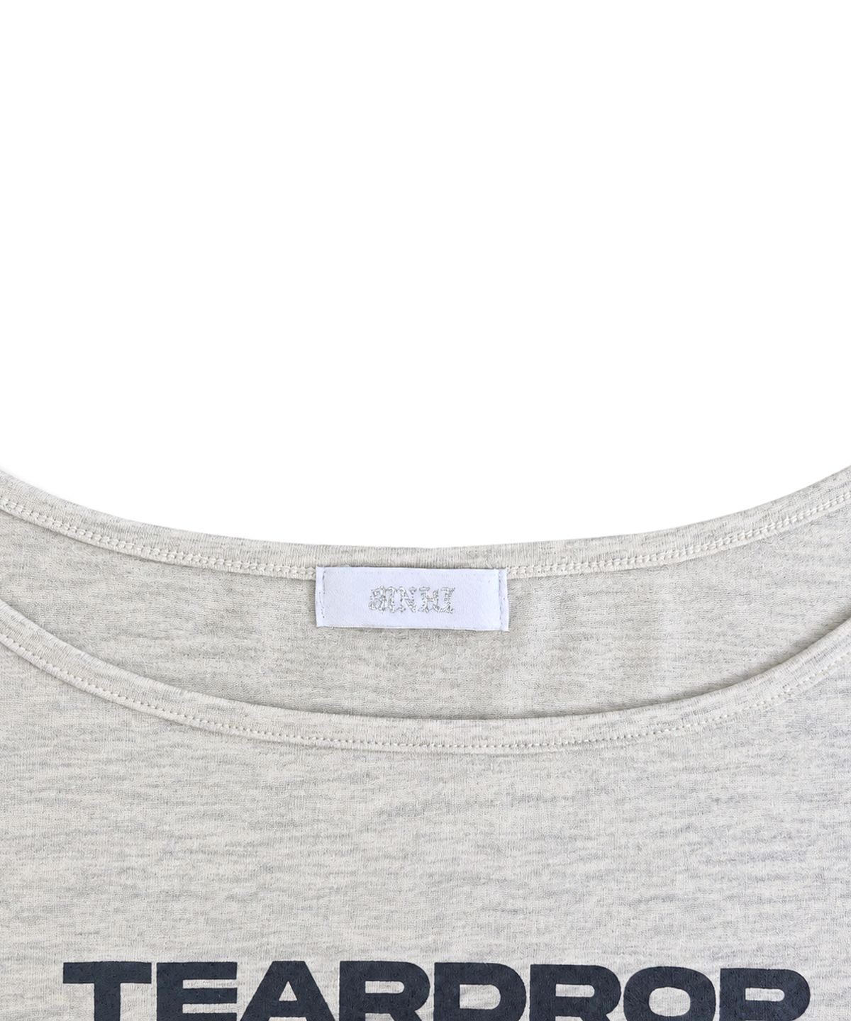 러닝하이(RUNNINGHIGH) 레터링 슬림 L/S 티 [오트밀]