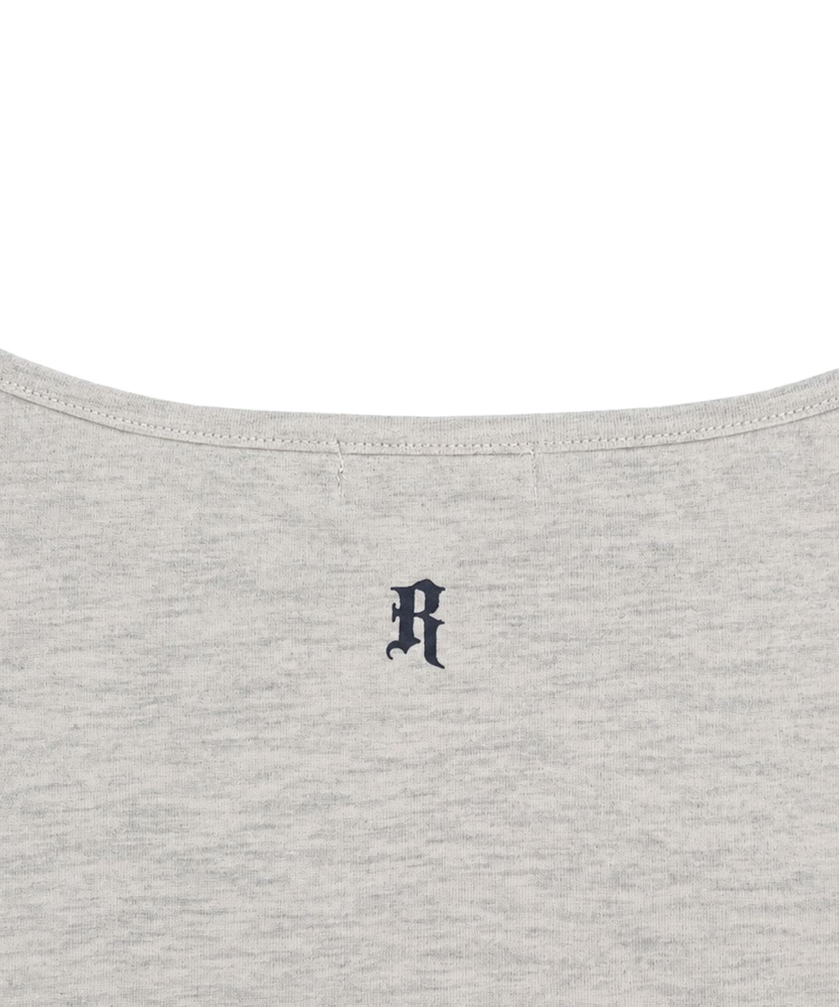 러닝하이(RUNNINGHIGH) 레터링 슬림 L/S 티 [오트밀]