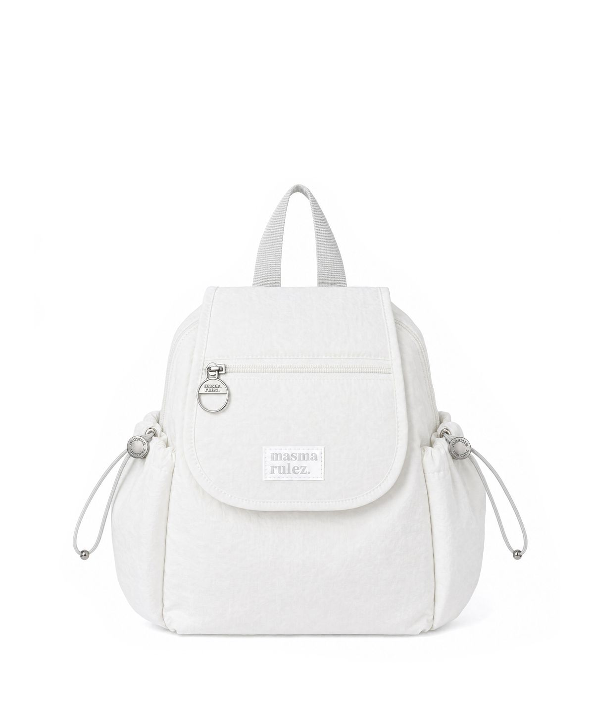 마스마룰즈(MASMARULEZ) mini ver. Easy flap backpack_Cloud white