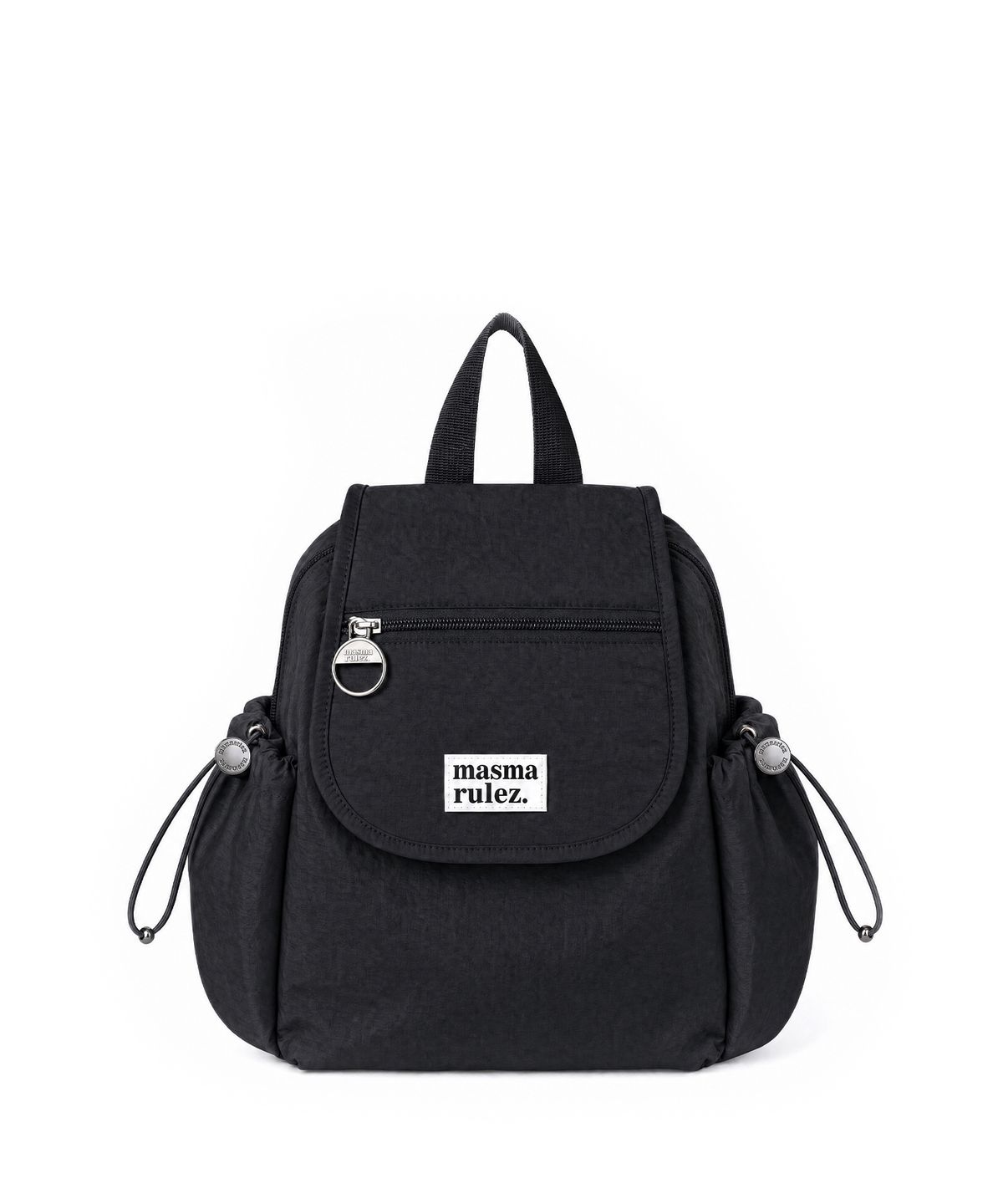 마스마룰즈(MASMARULEZ) mini ver. Easy flap backpack_Black