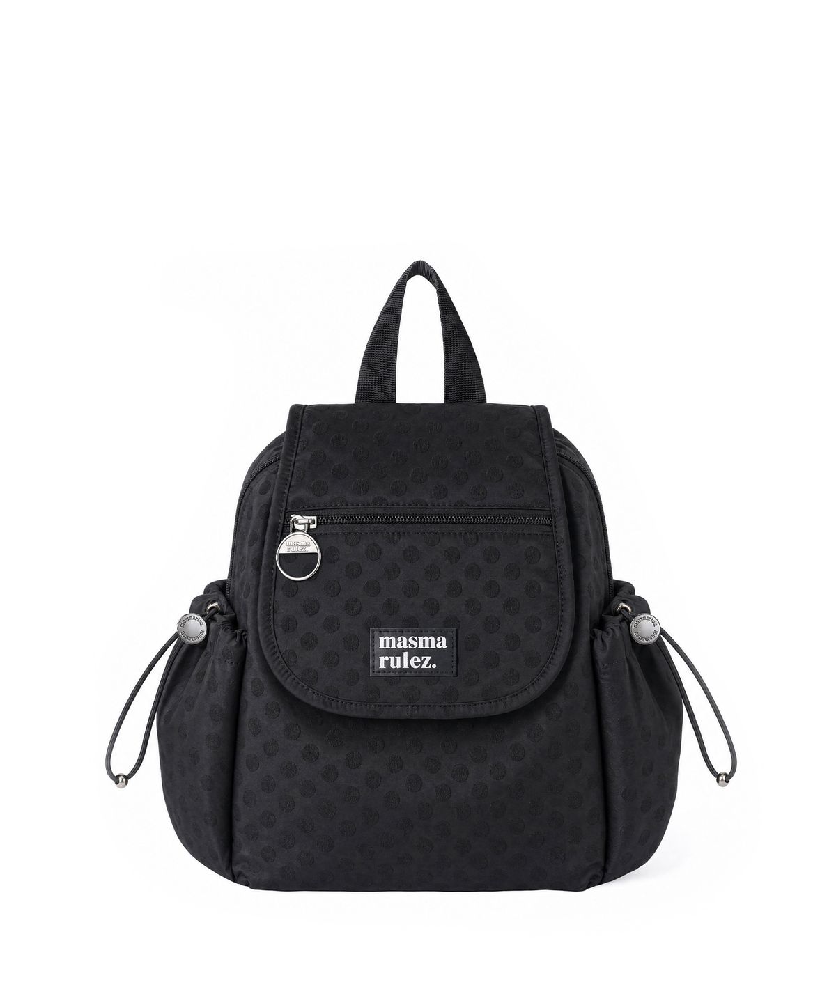 마스마룰즈(MASMARULEZ) mini ver. Easy flap backpack_Black Dot