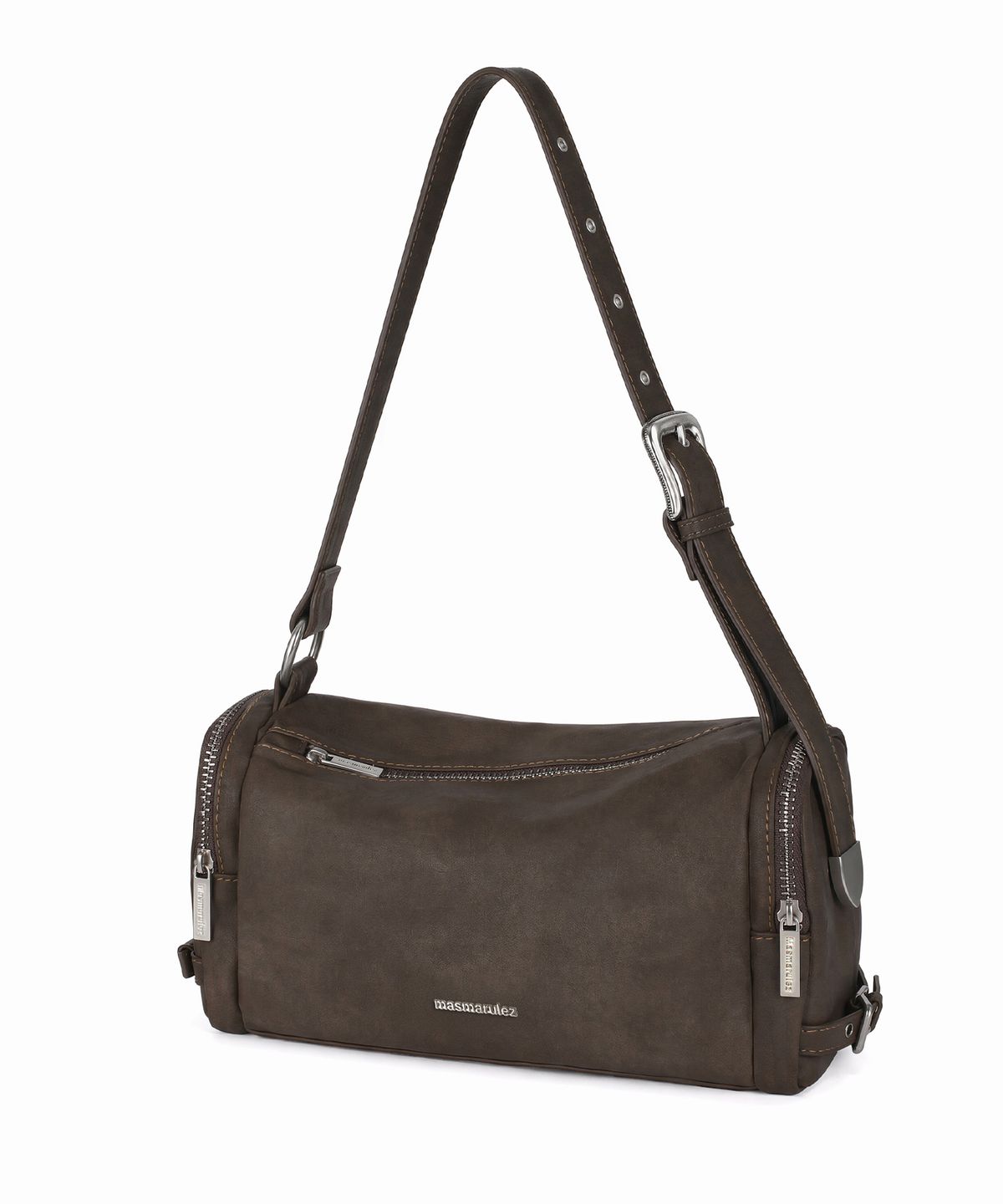 마스마룰즈(MASMARULEZ) Bolt buckle bag_Dark Brown