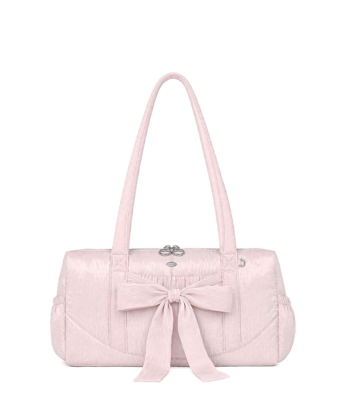 마스마룰즈(MASMARULEZ) Breeze ribbon duffel bag_Powder Pink
