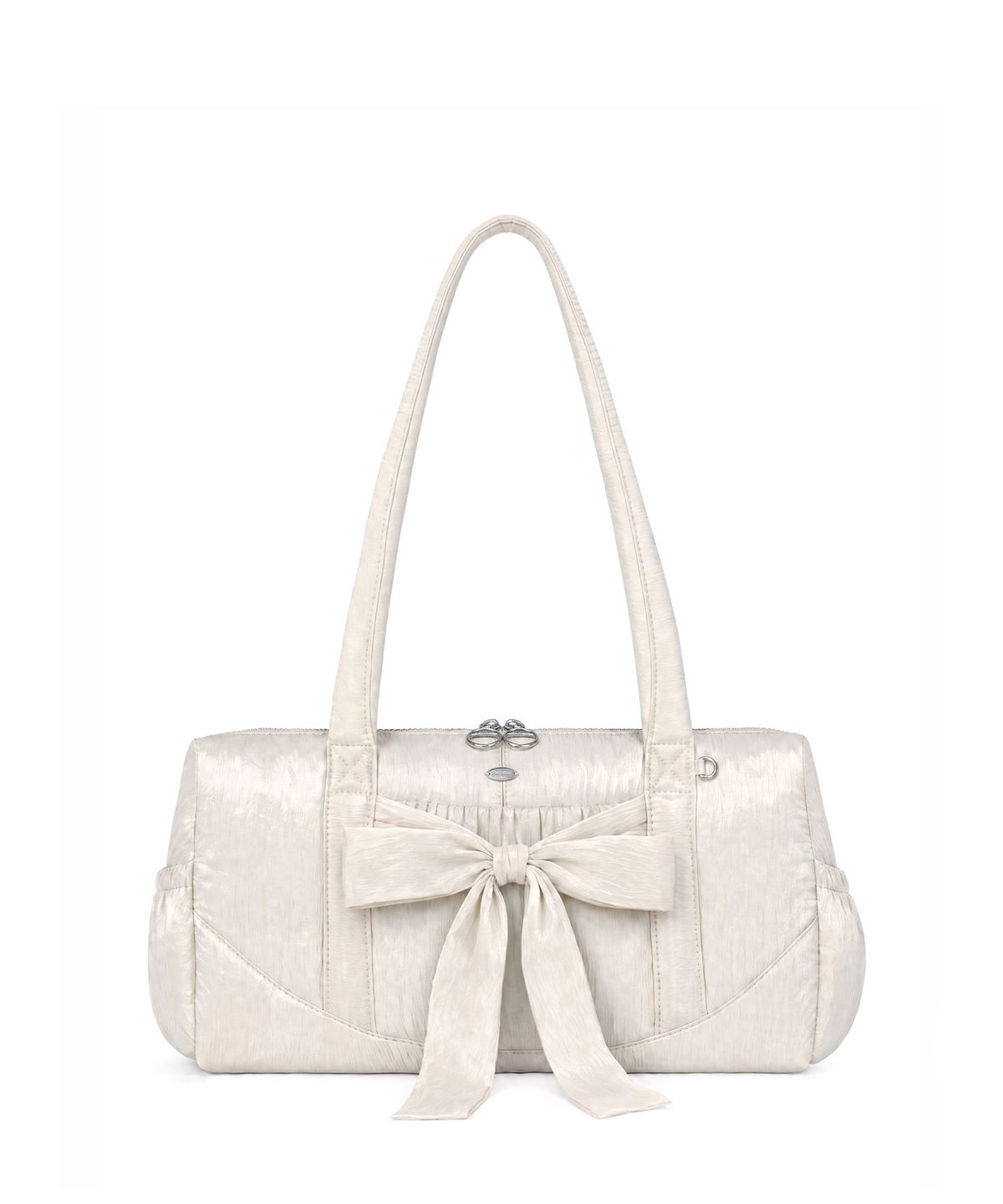 마스마룰즈(MASMARULEZ) Breeze ribbon duffel bag_Pearl Beige